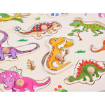 Drevené puzzle – Dinosaury